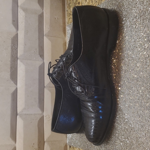 SOLD!! DAVID EDEN Genuine Croc Lace Ups - Size 11 - Picture 5 of 10